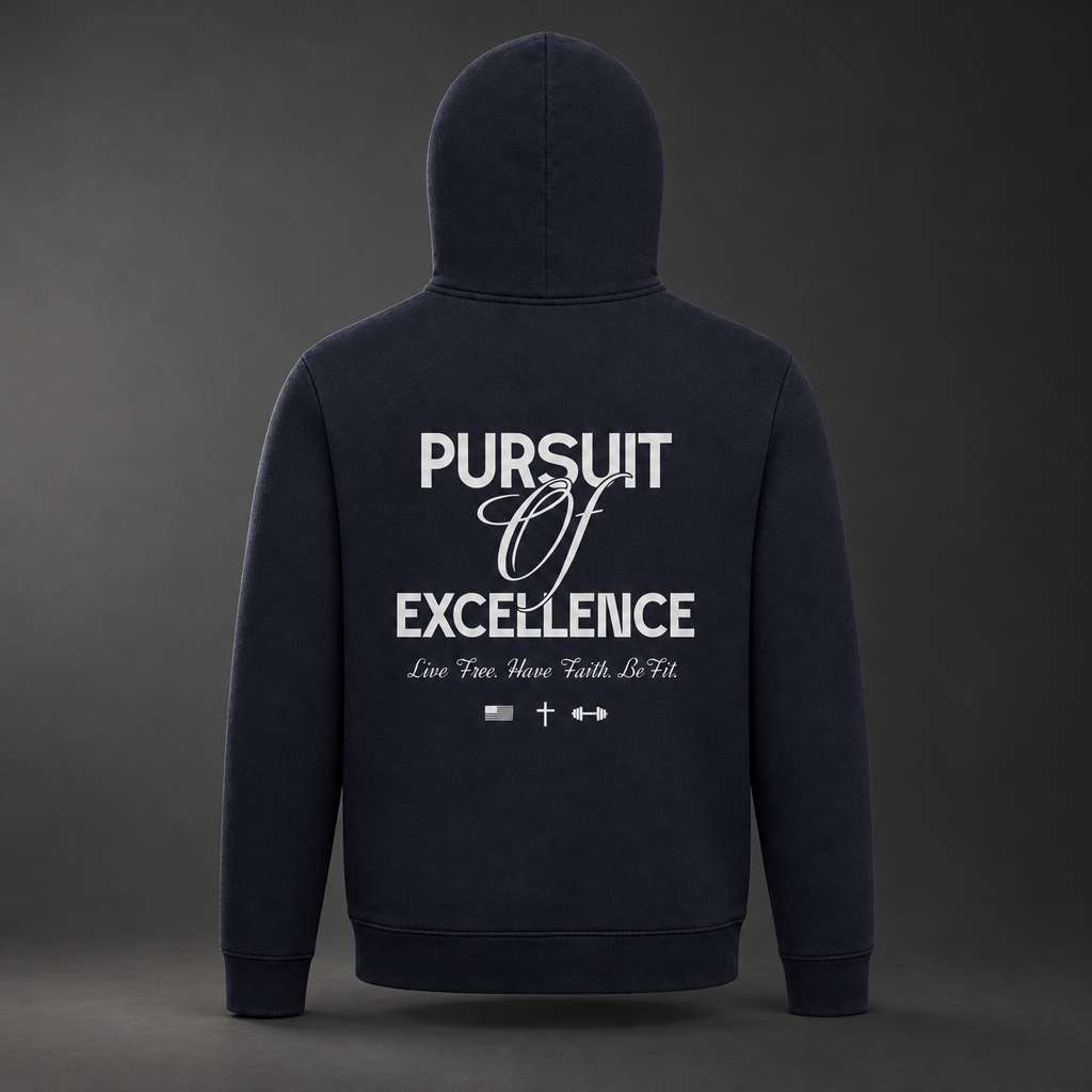 Hoodie on a charcoal studio background