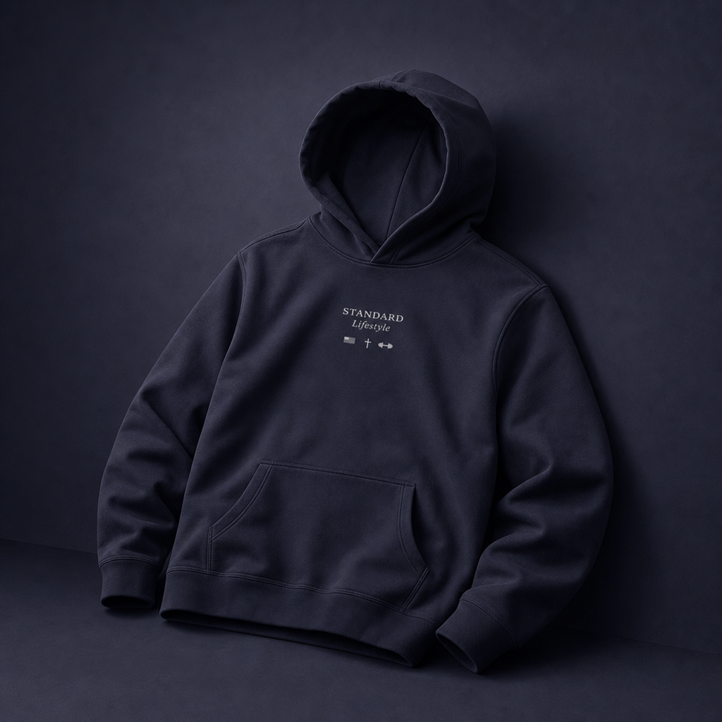 PURSUIT OF EXCELLENCE Hoodie - Ink Blue