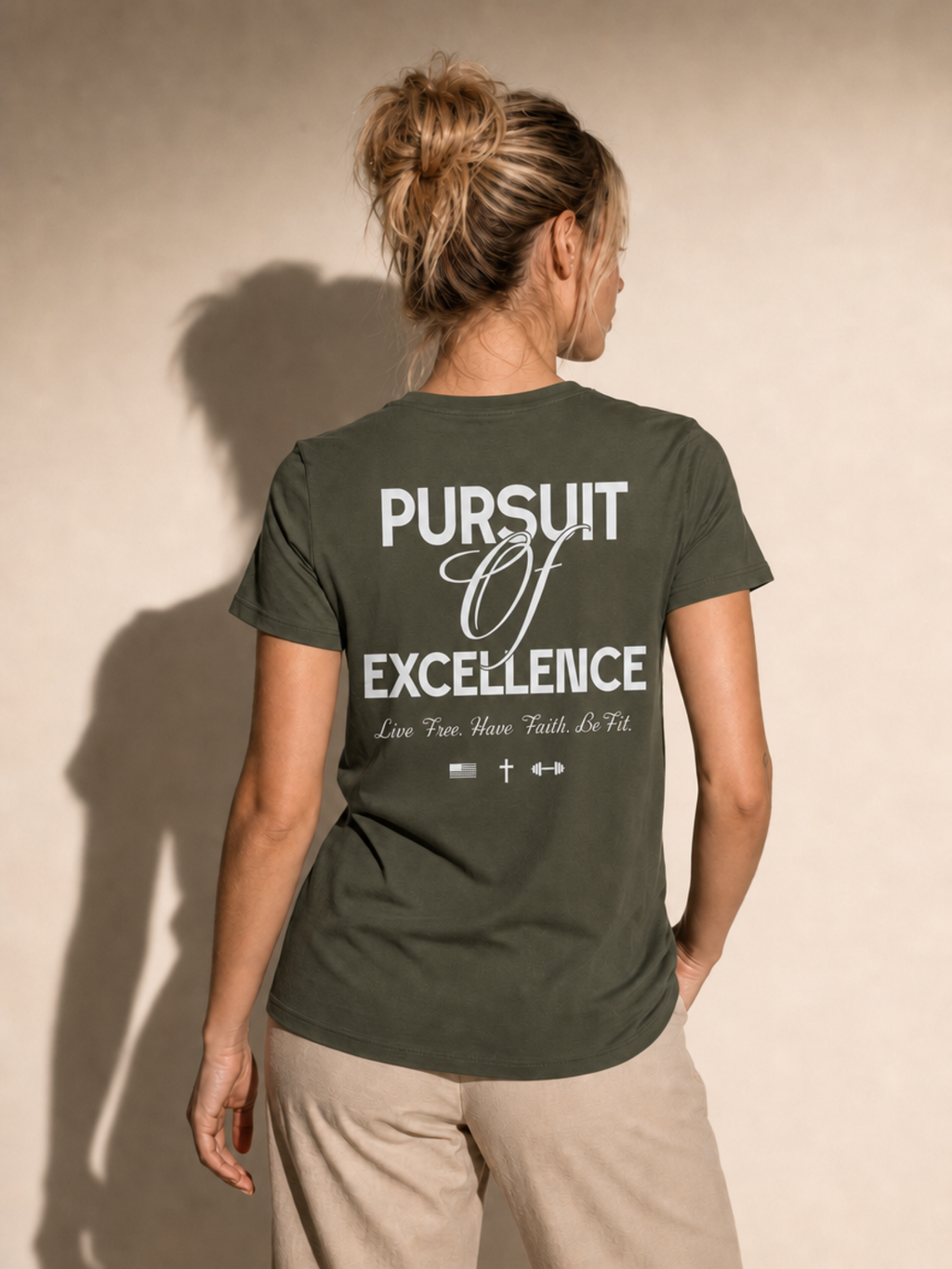 PURSUIT OF EXCELLENCE Tee - Cypress